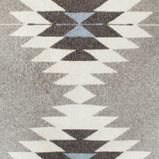 Close Up of Aztec Pattern Grey Wall Hanging