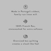 Woven in the oldest family-run mill in Portugal, graphite-thin-stripe