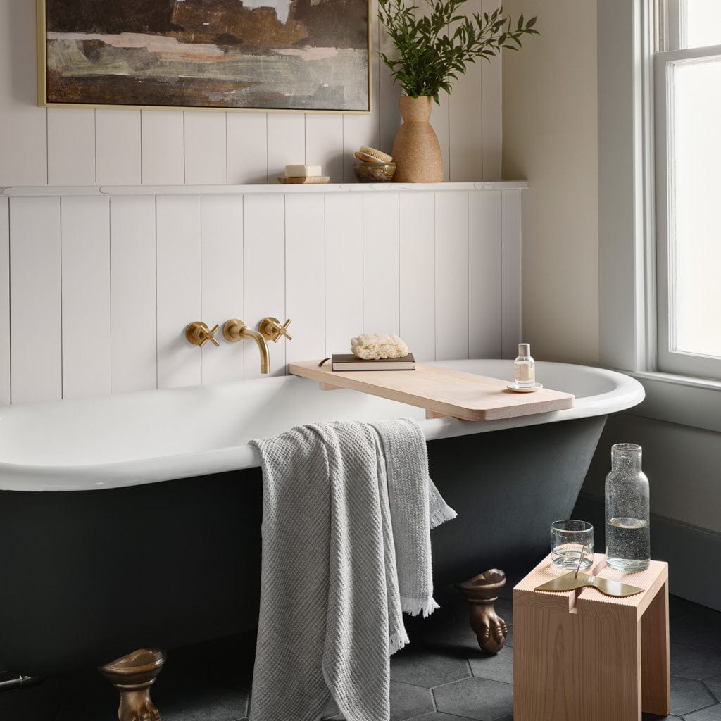 Hinoki Wood Bath Caddy The Citizenry