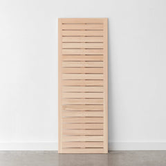 Hinoki Wood Bathroom Runner Rug, natural