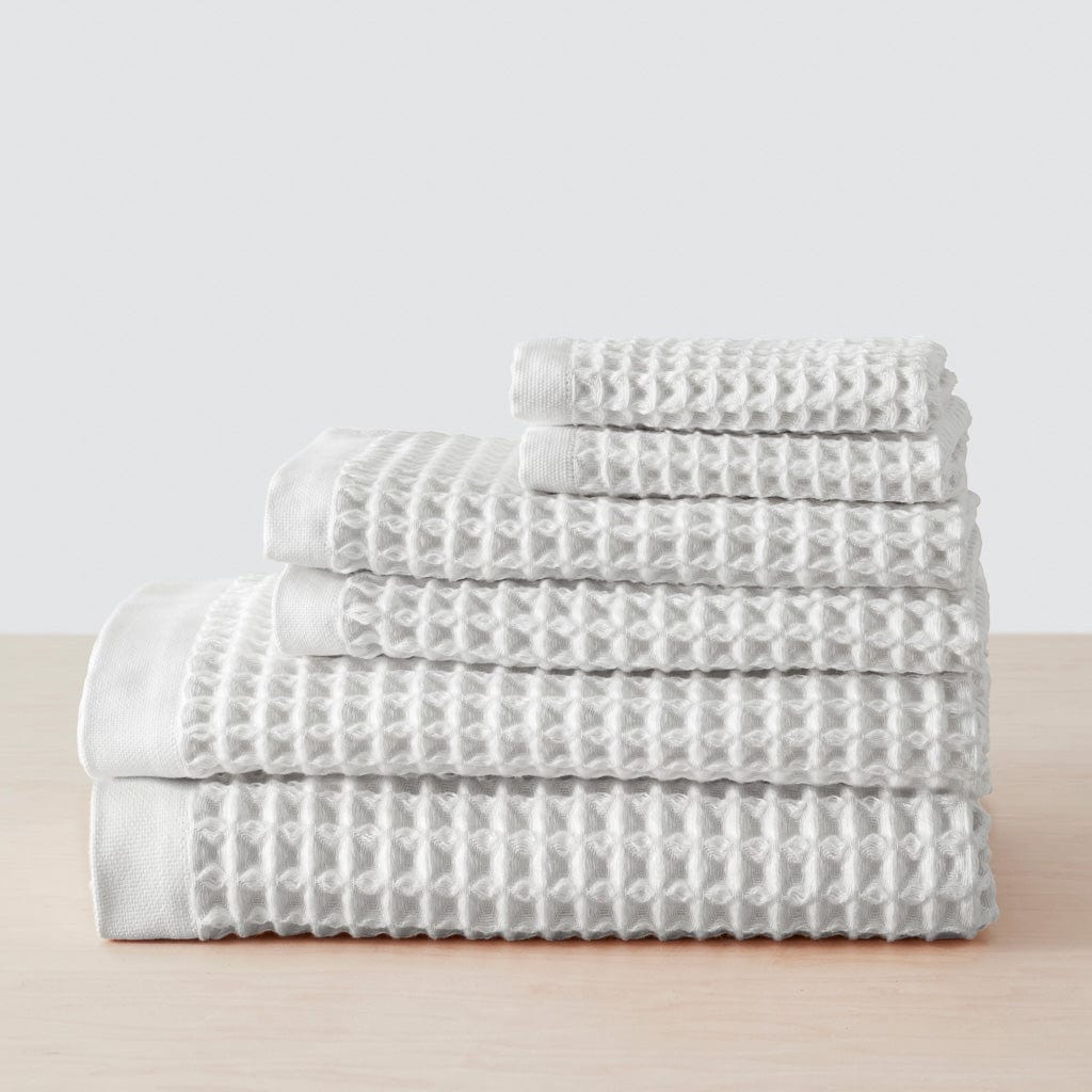 Imabari Waffle Towel Set - White