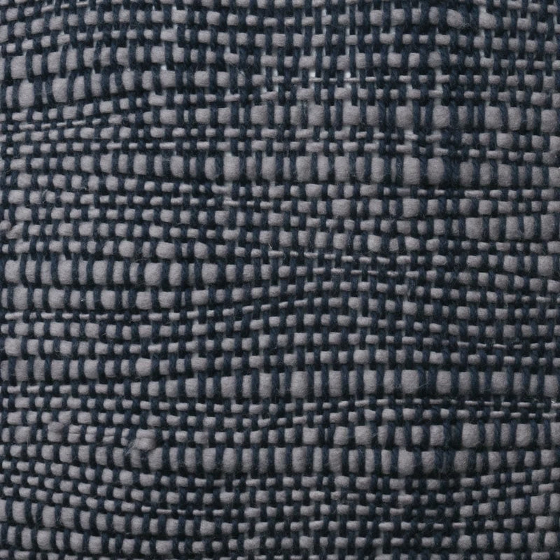 Wool textured pillow, navy