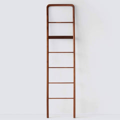 teak wooden ladder, Warm-Caramel