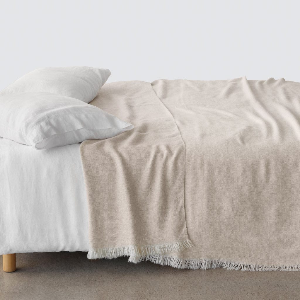 Handwoven Alpaca Bed Blanket | The Citizenry