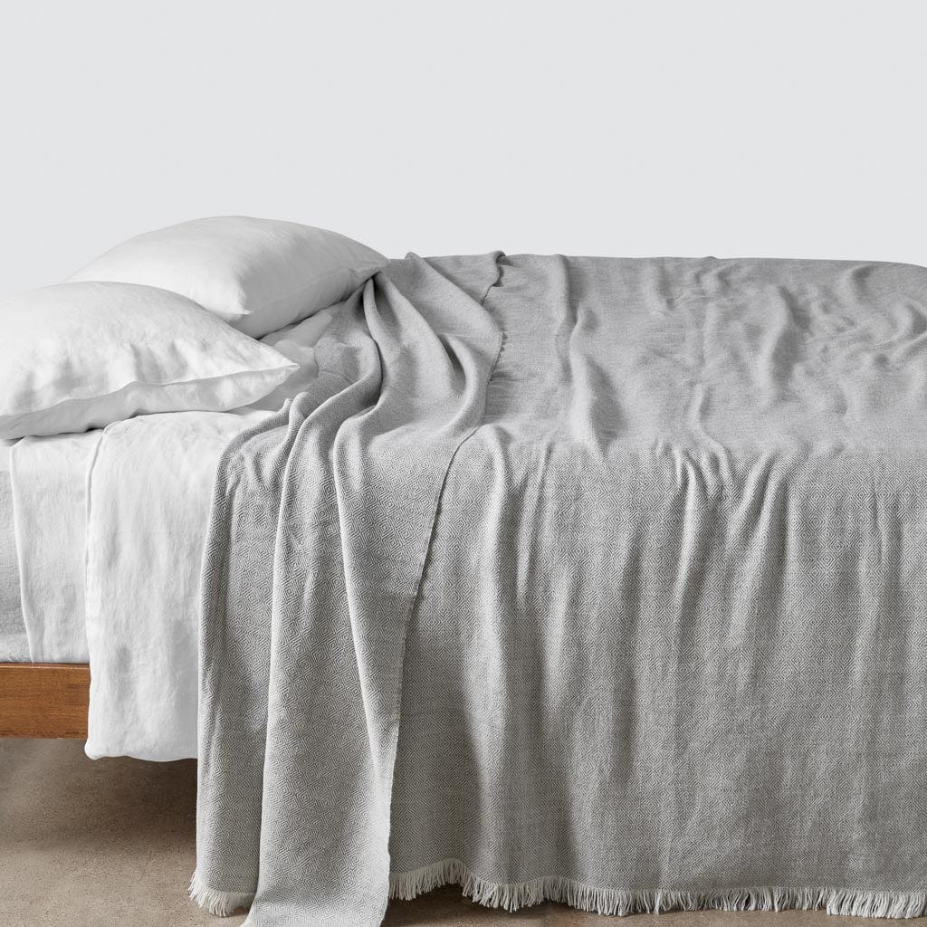 Handwoven Alpaca Bed Blanket | The Citizenry