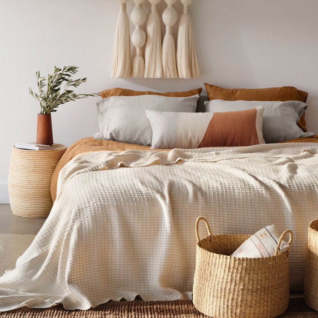 Grey & Sand Alpaca Throw Blanket | Ethically Crafted in Peru – The