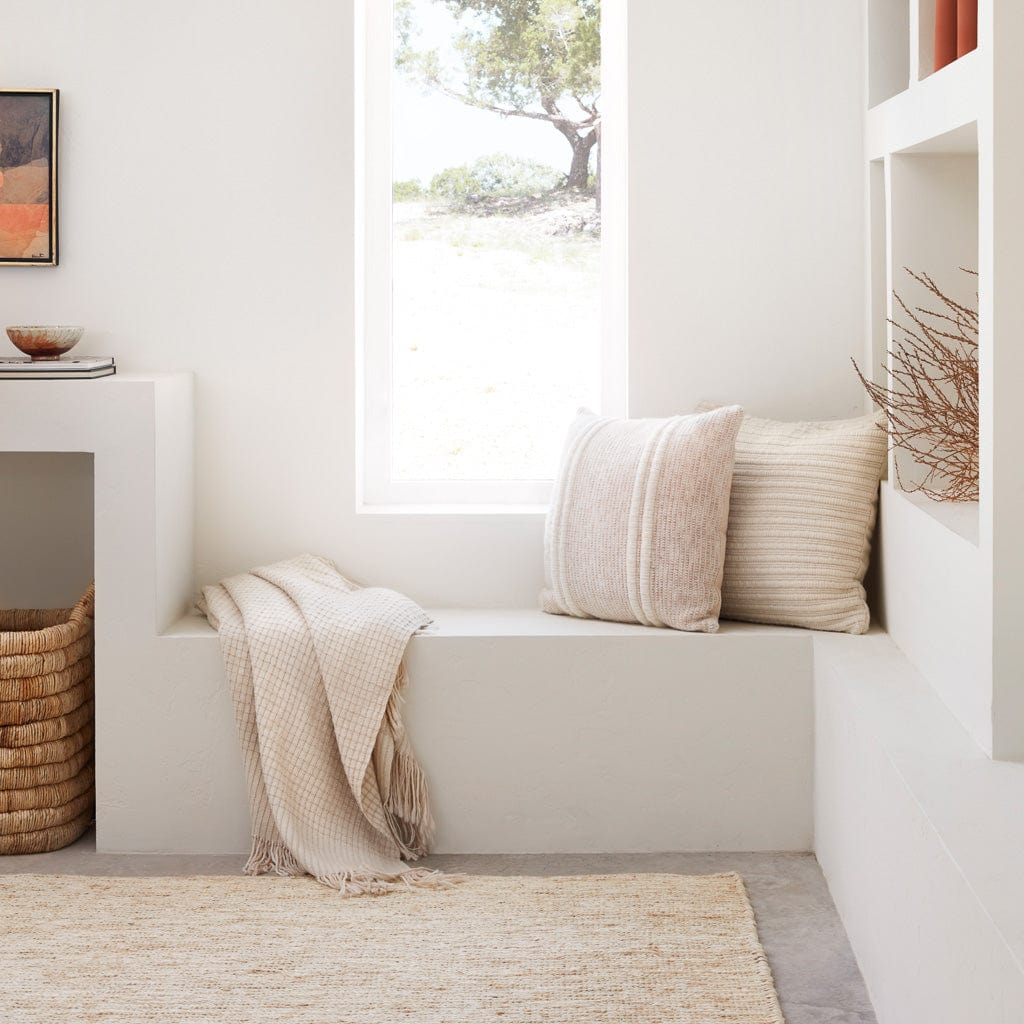 Grey & Sand Alpaca Throw Blanket | Ethically Crafted in Peru – The