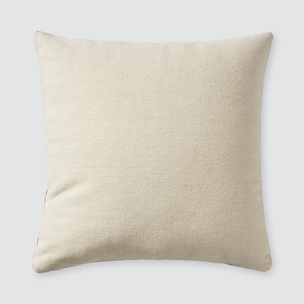 Solid-Colored Wool Backing of Pillow