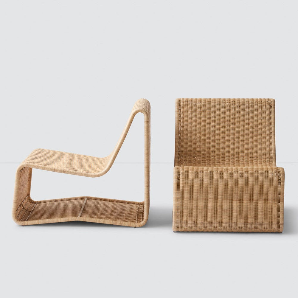 Open construction of Liang modern wicker chairs