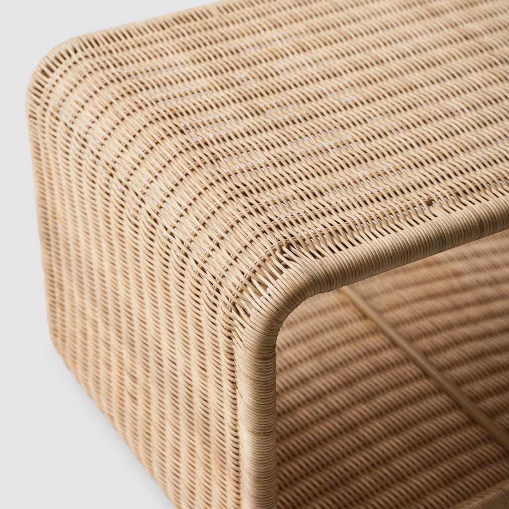 Liang Wicker Ottoman | Modern Wicker Furniture at The Citizenry
