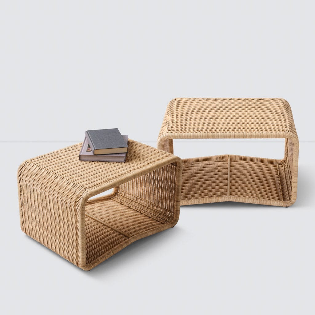 Liang Wicker Ottoman | Modern Wicker Furniture at The Citizenry