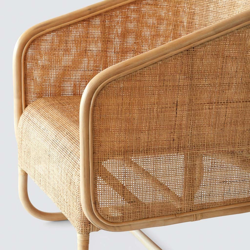 Detail of chair arm, natural