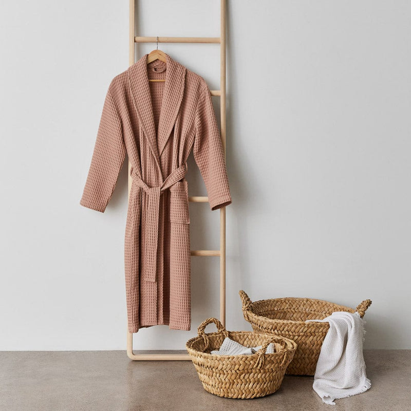 Organic Waffle Robe - Charcoal · , Under The Canopy