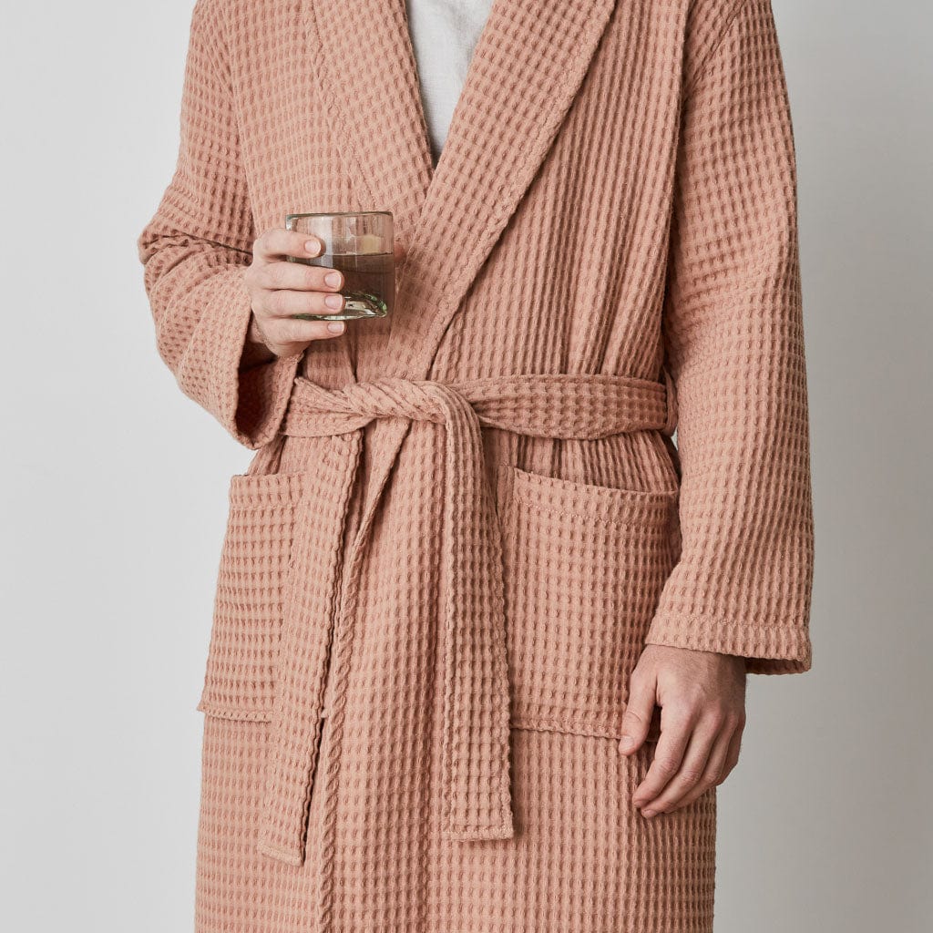 Mara Organic Waffle Robe | The Citizenry