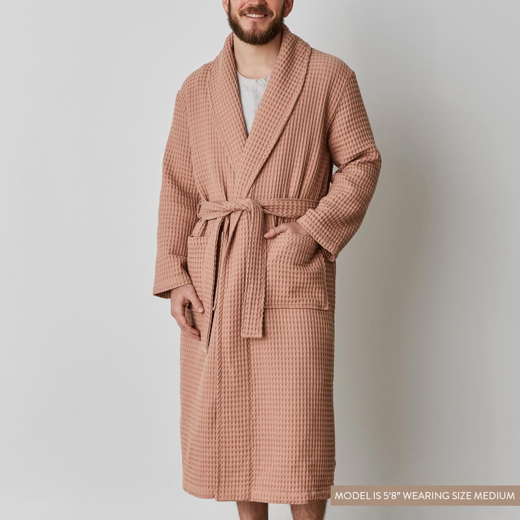 Mara Organic Waffle Robe | The Citizenry