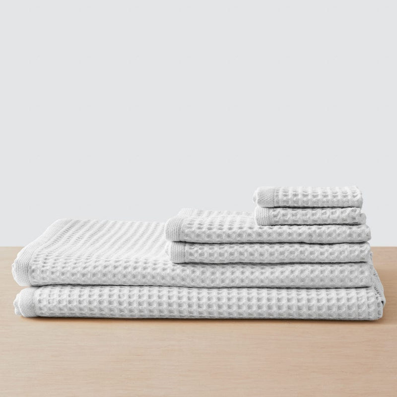 Kitchen Towels Waffle Linen & Cotton | Linen Duet | Handmade in USA