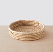 Small woven palm tray from Malawi