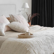 Small palm tray on bed