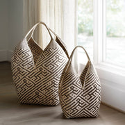 Mona Baskets - Black & Natural