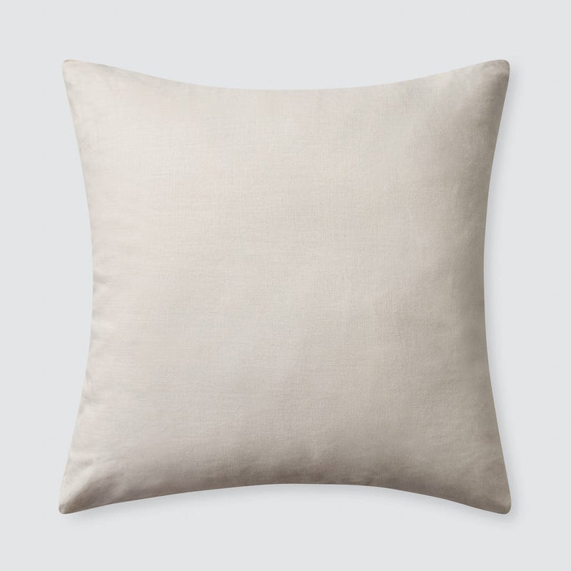 linen back of pillow, Ecru
