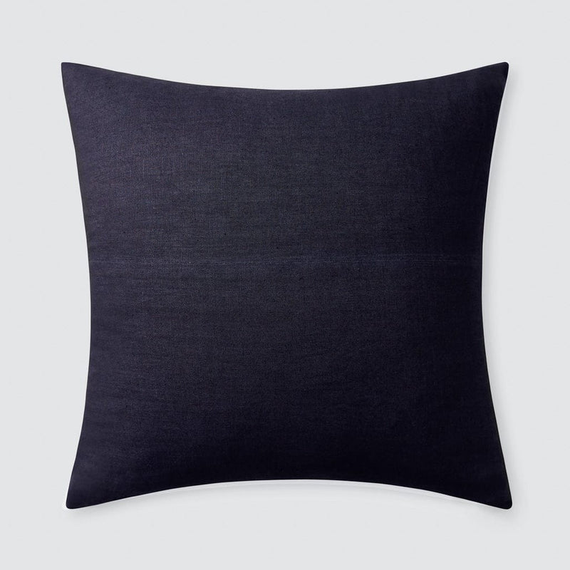 linen back of pillow, Navy