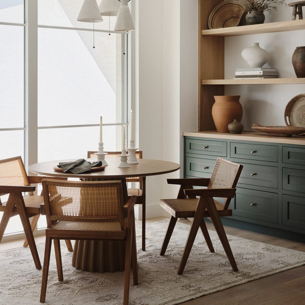 オークル＆ナチュラル Handwoven Wool Area Rug | The Citizenry