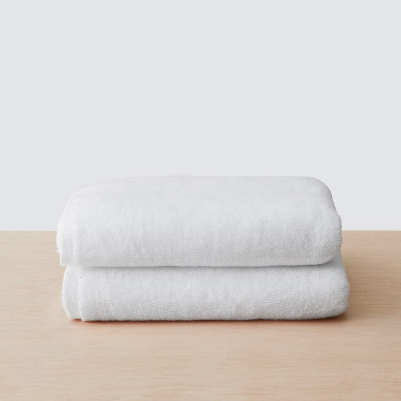 Plush White Towel Essentials Bundle (2 Wash + 2 Hand + 2 Bath Towels)-N/A