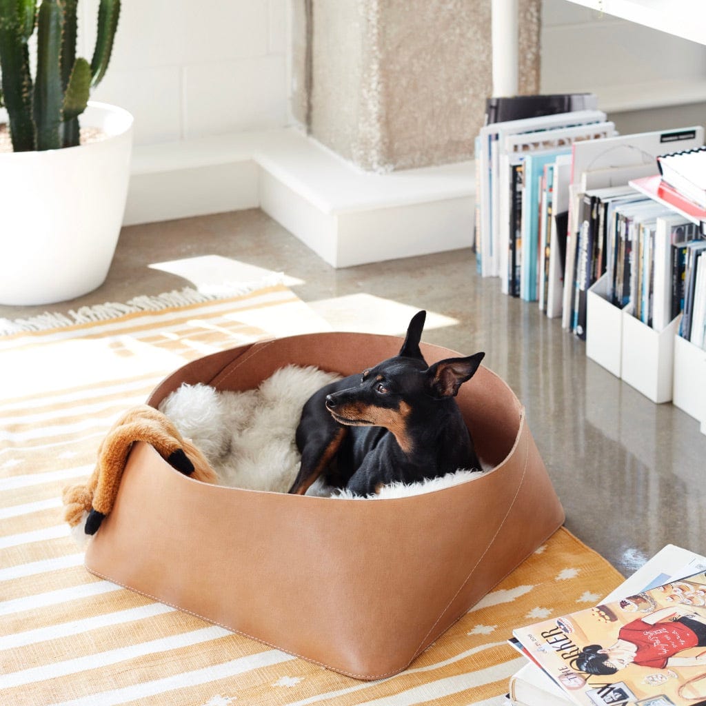 The Citizenry Azad Leather Storage Bin - Thumbnail 3