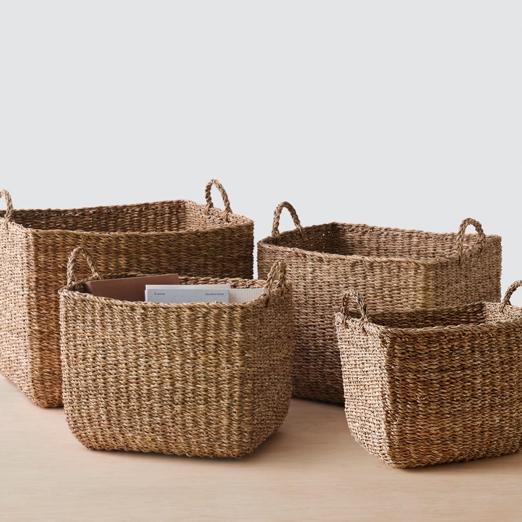 Padma Rectangle Storage Baskets | The Citizenry