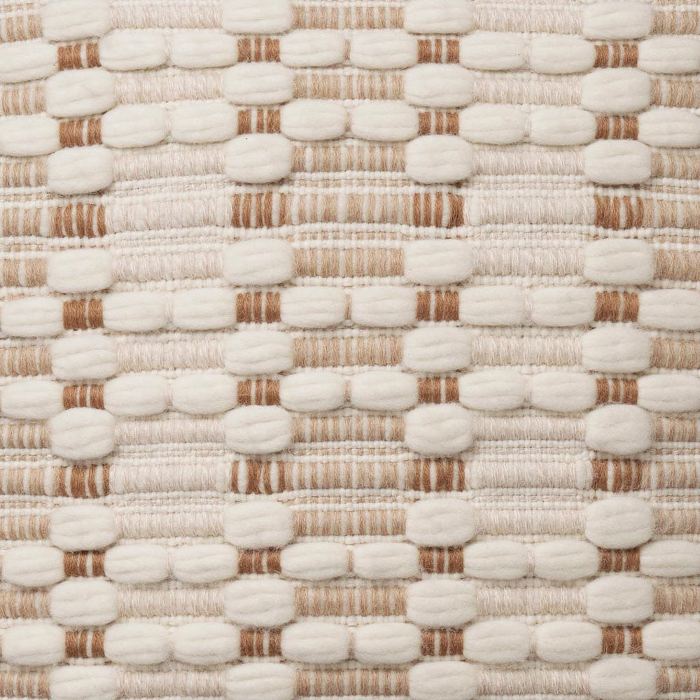 Detail of textured alpaca stripe pattern