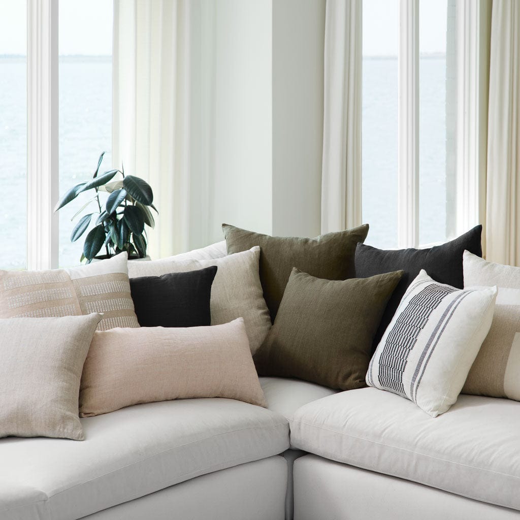 Prisha Handwoven Linen Pillow | The Citizenry