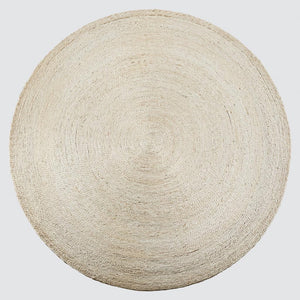 Natural Jute Round in Light Color, light