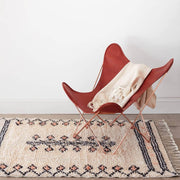 Styled Room with Sana Beni Ourain Rug and Butterfly Chair