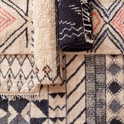 Layered Group of Beni Ourain Rugs
