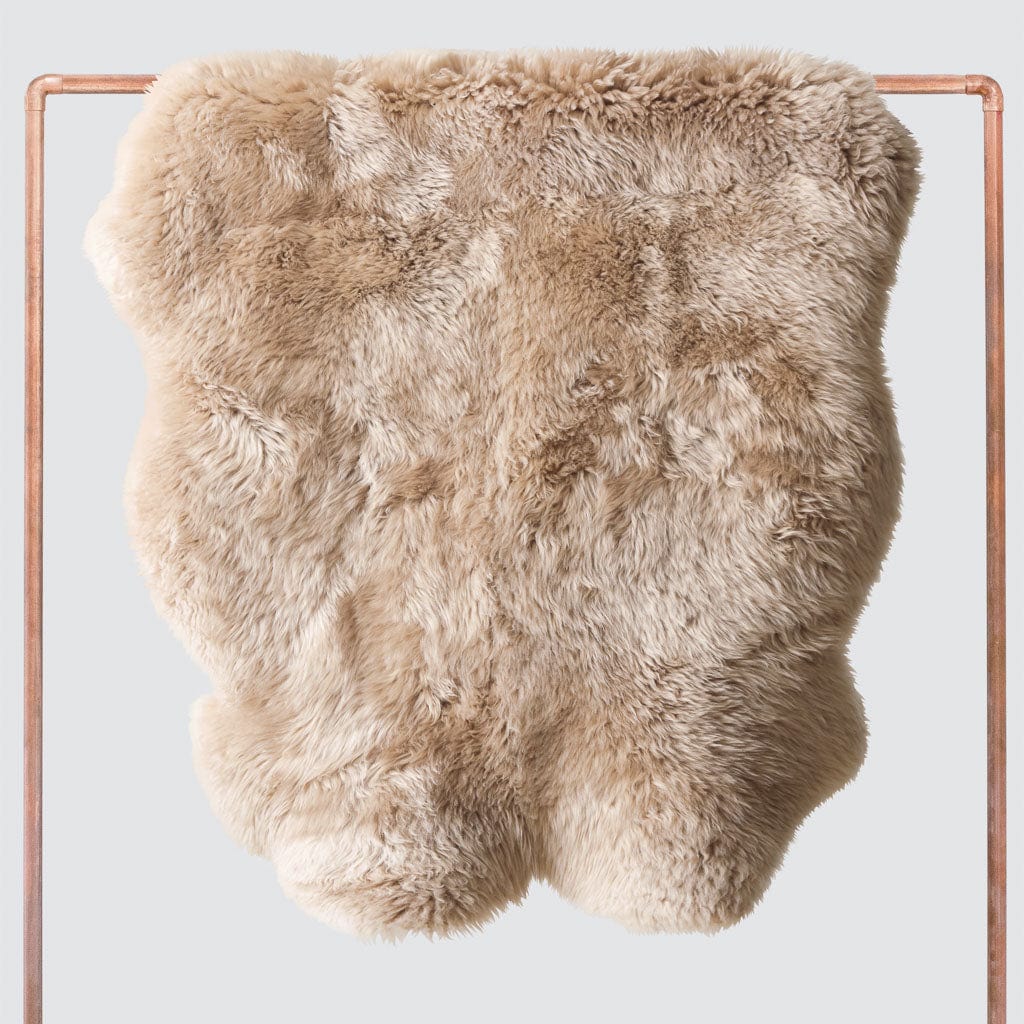 Sheepskin Accent Rug Tan The Citizenry