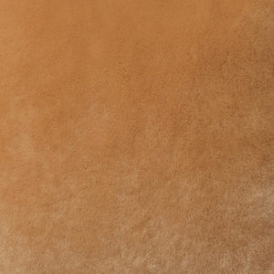 Detail of tan sheepskin pillow