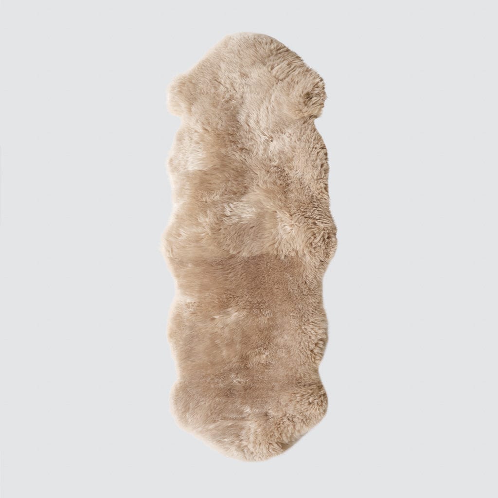 Sheepskin Accent Rug Tan The Citizenry