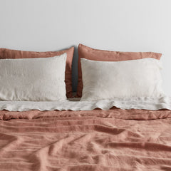 Rose and sand stripe bed bundle