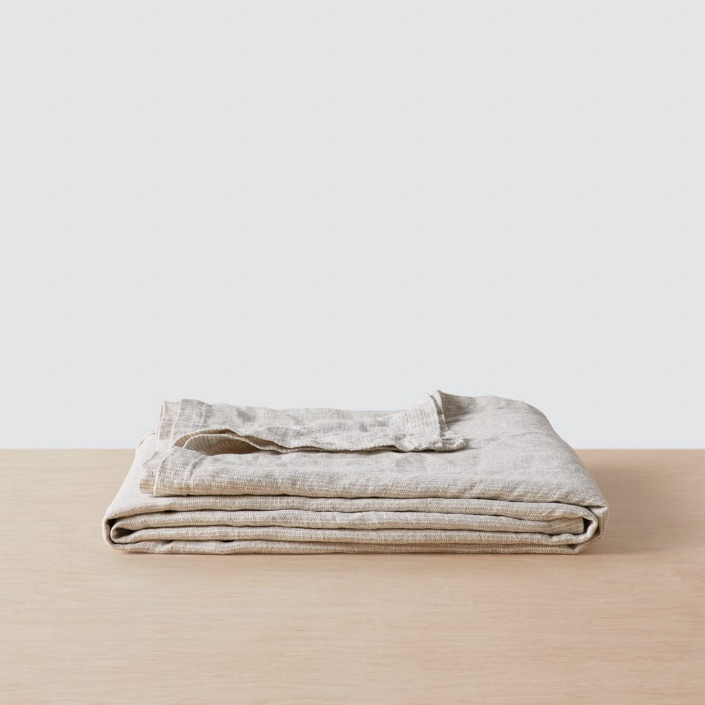 Stonewashed Linen Bed Cover - Thumbnail 4