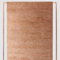 Suhana rose clay wool rug in multiple sizes, rose-clay