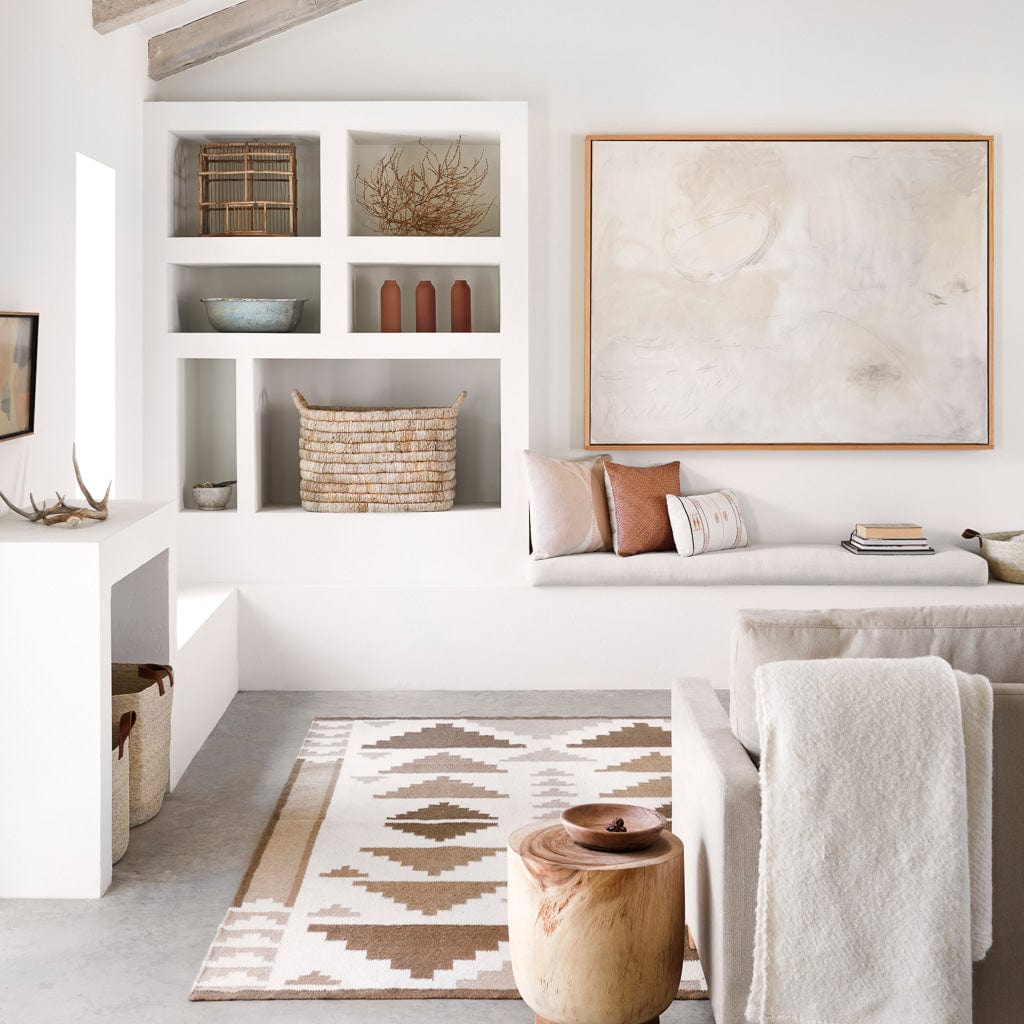 91qk★ エリーフィルオーダーroom Tejal Flatweave Area Rug | The Citizenry