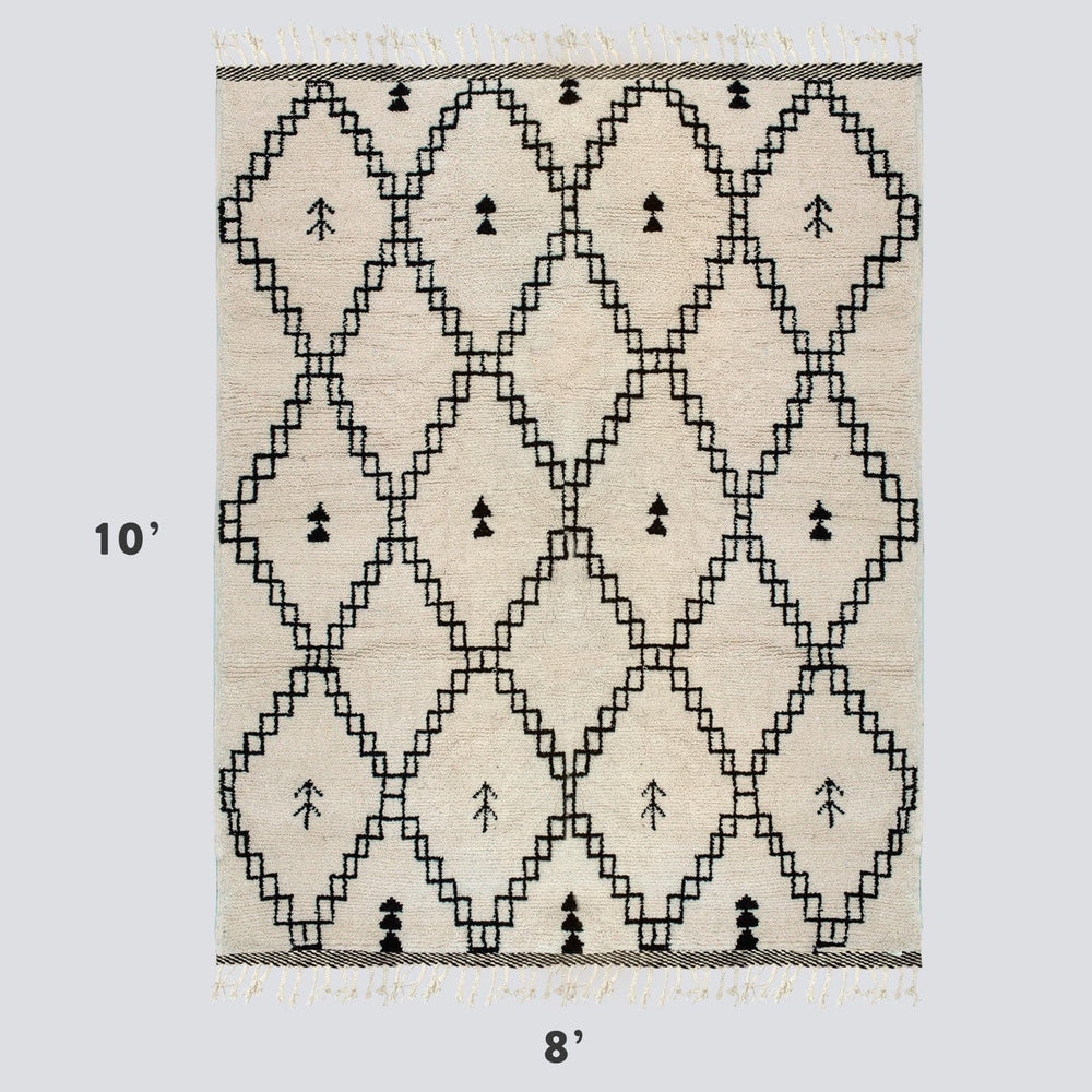 Measurements of Large Moroccan Accent Rug