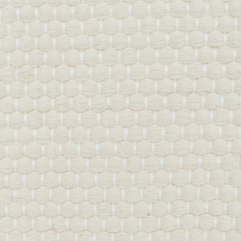 Close up of cotton weave, ivory-black