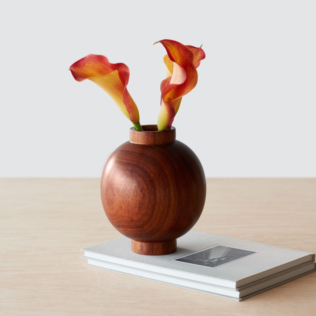 Tikal Wood Bud Vase by The Citizenry