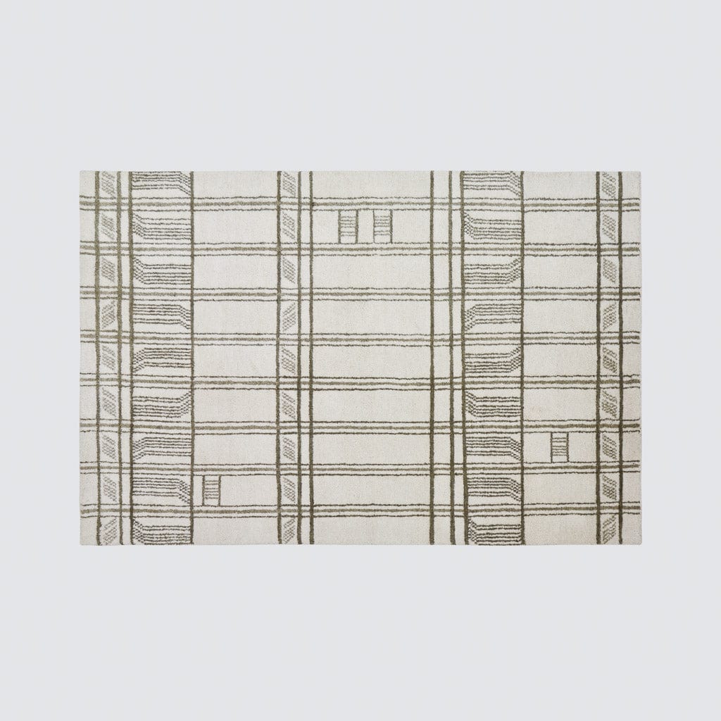 Taimani small rug※本日のみお値下げ中！ Camilia Patchwork Dark Green Hide Area Rug 8'x10' + Reviews | CB2