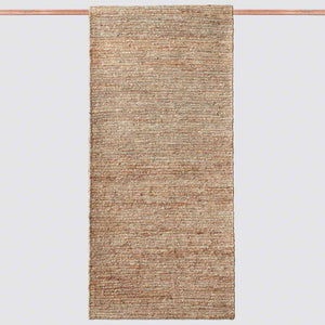 Natural jute woven rug, dark