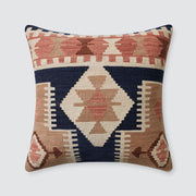 Indigo kilim pillow, Navy