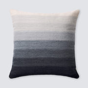 Boho Ombre Indigo Throw Pillow, indigo