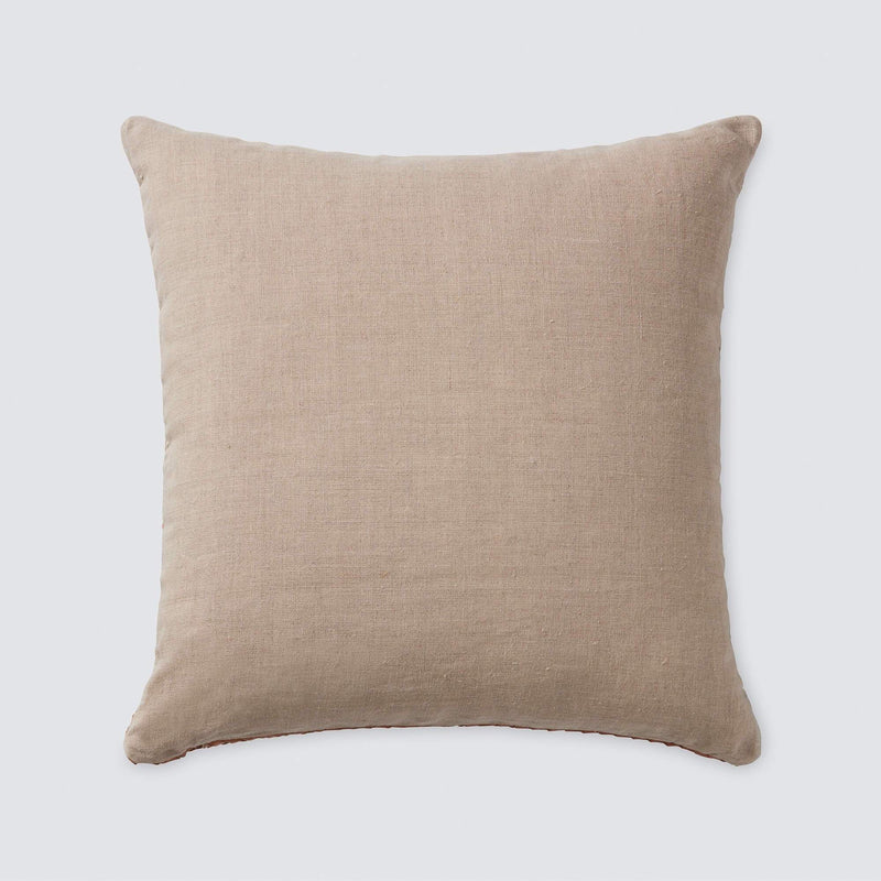 100% Linen Back of Pillow, natural